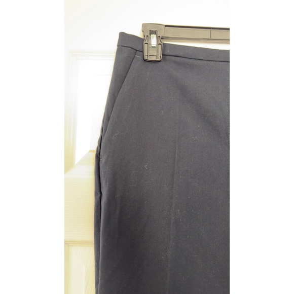 Women's H&M Navy Slim Slacks Trousers US 10 - Picture 2 of 8